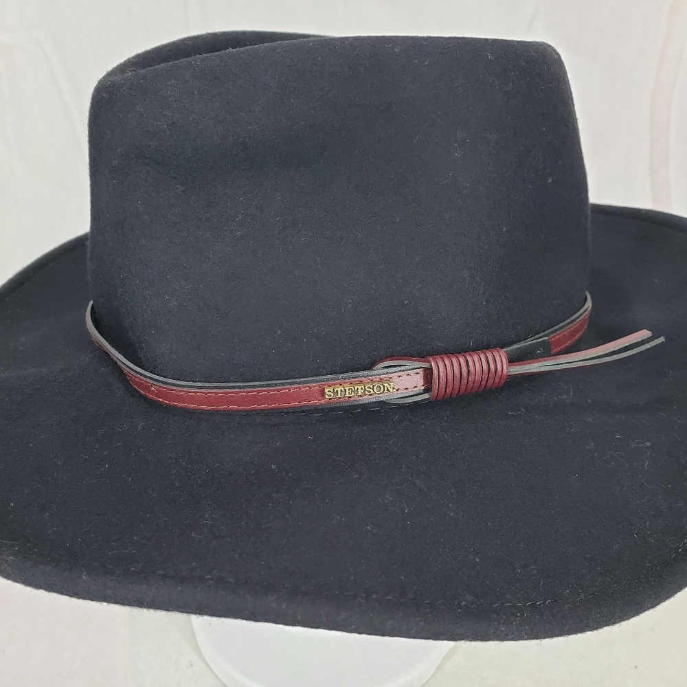 New Stetson Bozeman Hat Crushable 100% Wool Made In USA